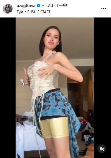 アリーナ・ザギトワのインスタグラムから