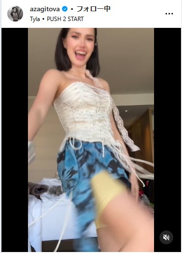 アリーナ・ザギトワのインスタグラムから