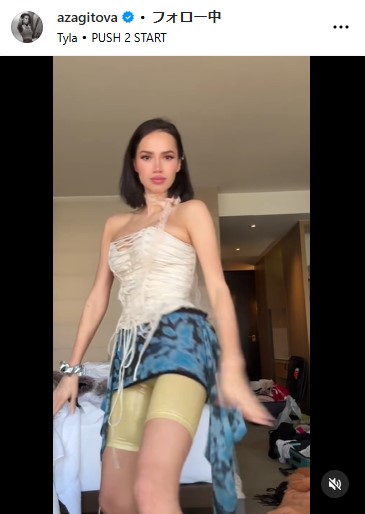 アリーナ・ザギトワのインスタグラムから