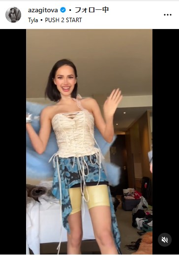 アリーナ・ザギトワのインスタグラムから