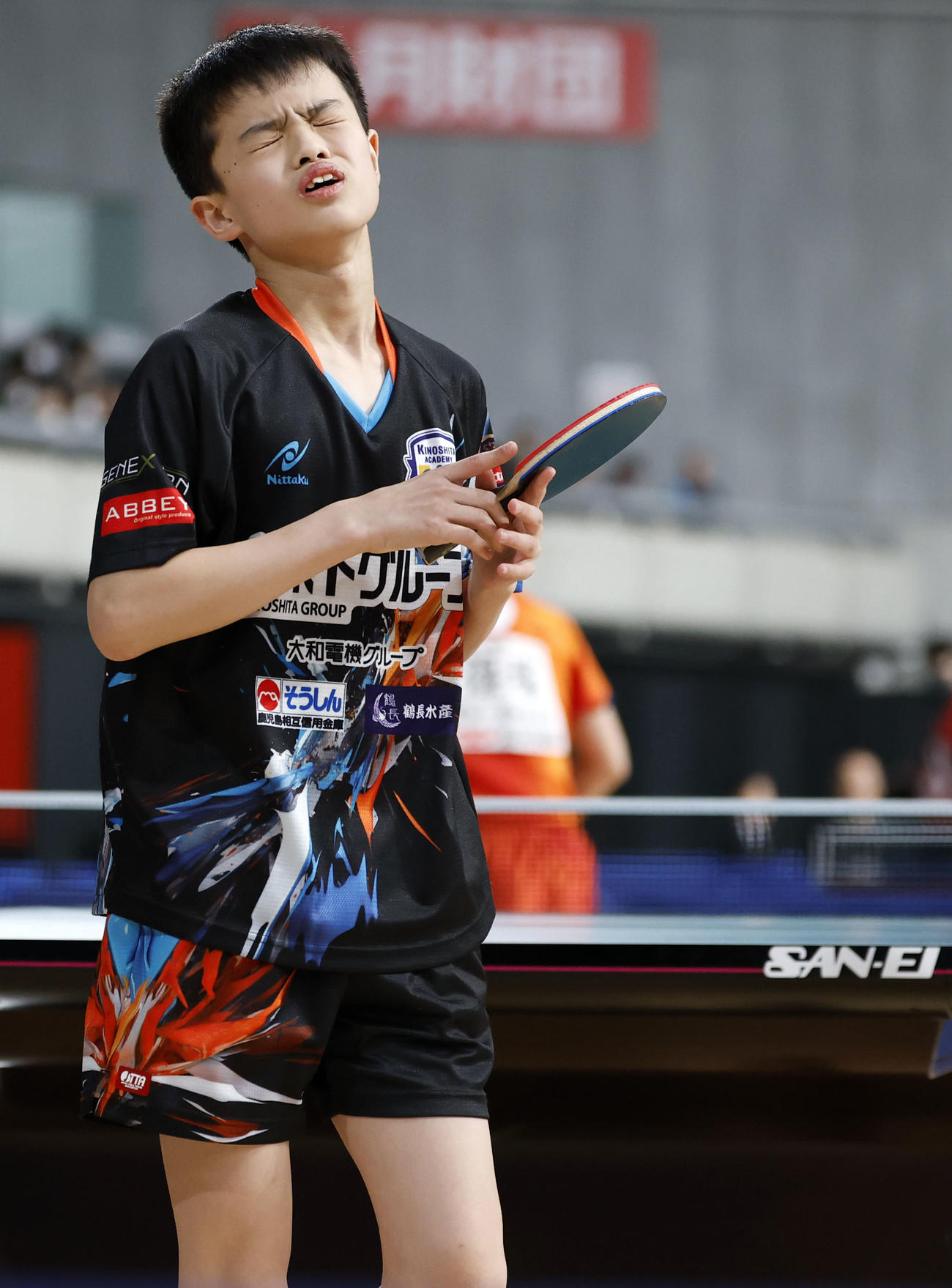 篠塚大登対大野颯真　ポイントを奪われ肩を落とす大野（撮影・横山健太）