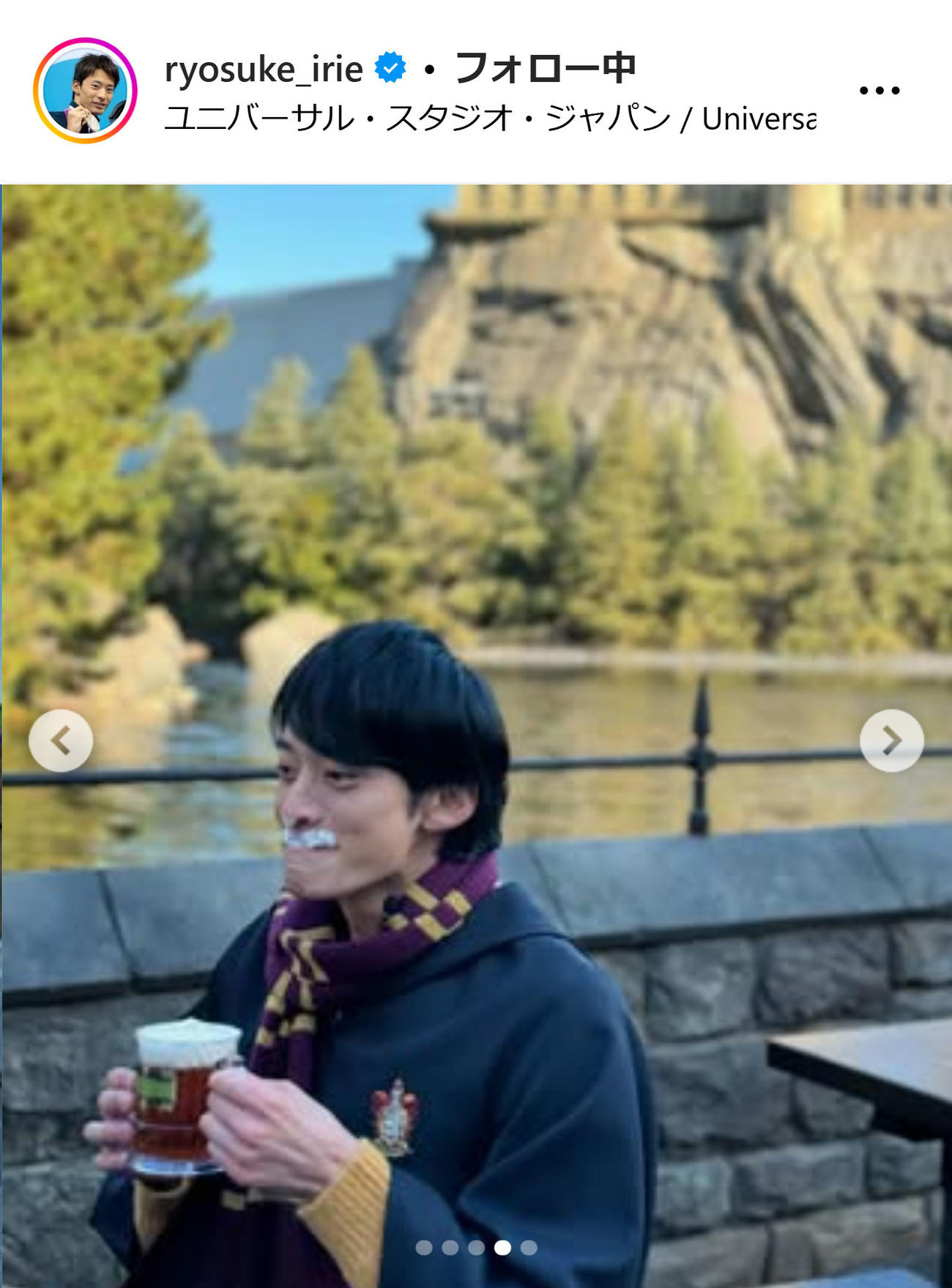 入江陵介のインスタグラムから