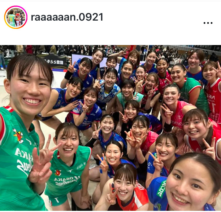 白岩蘭奈のインスタグラムから