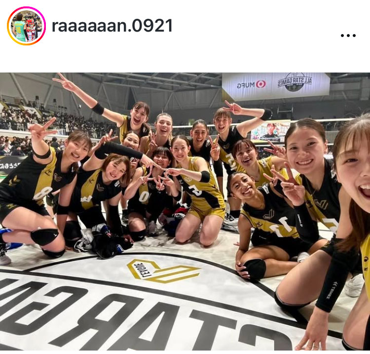 白岩蘭奈のインスタグラムから
