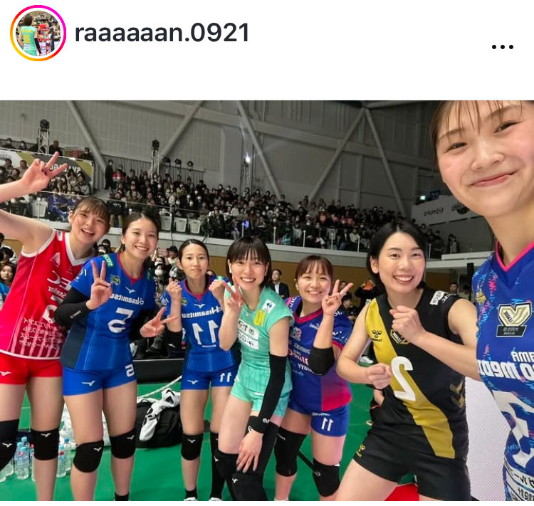 白岩蘭奈のインスタグラムから