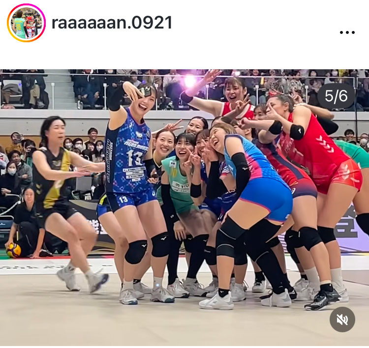 白岩蘭奈のインスタグラムから