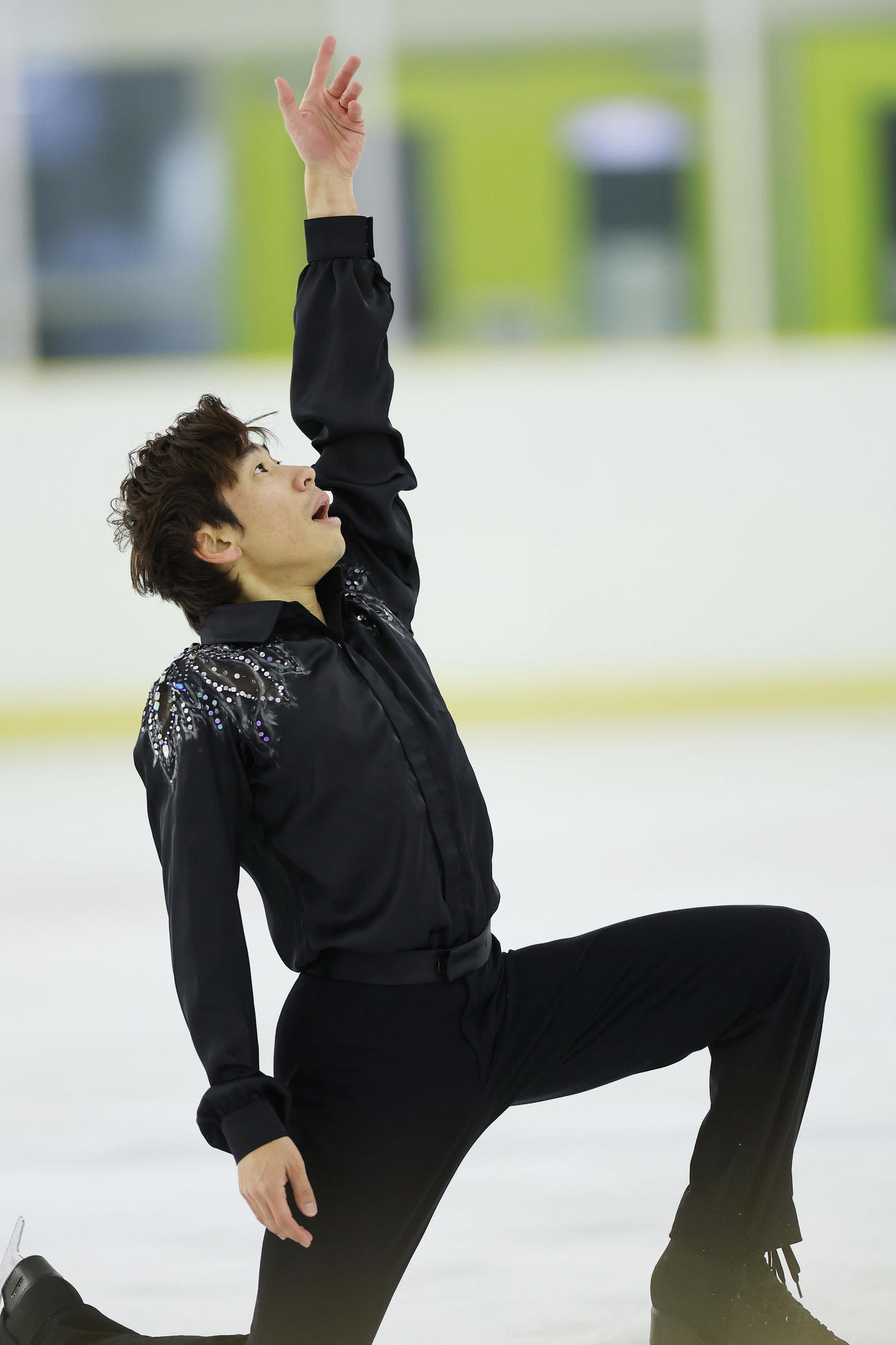 成年男子フリーで演技する織田信成（撮影・前田充）
