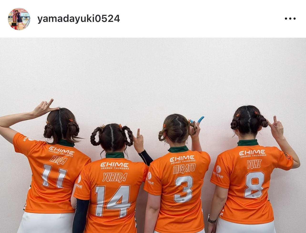 山田幸のインスタグラムから