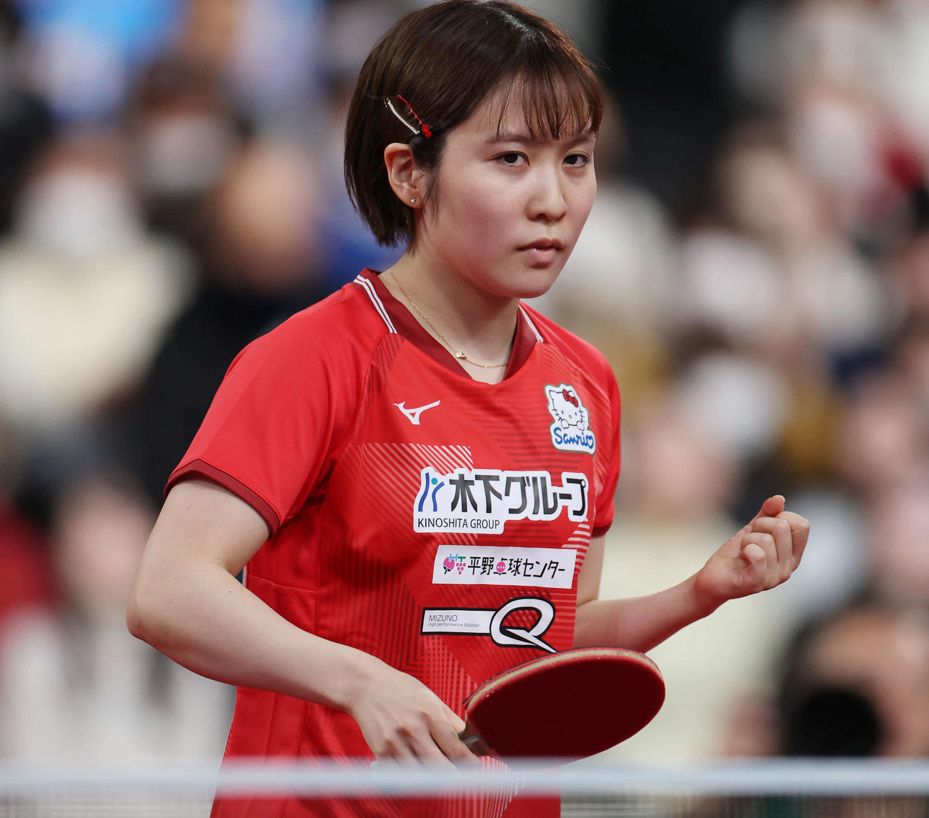 平野美宇（2025年1月25日撮影）