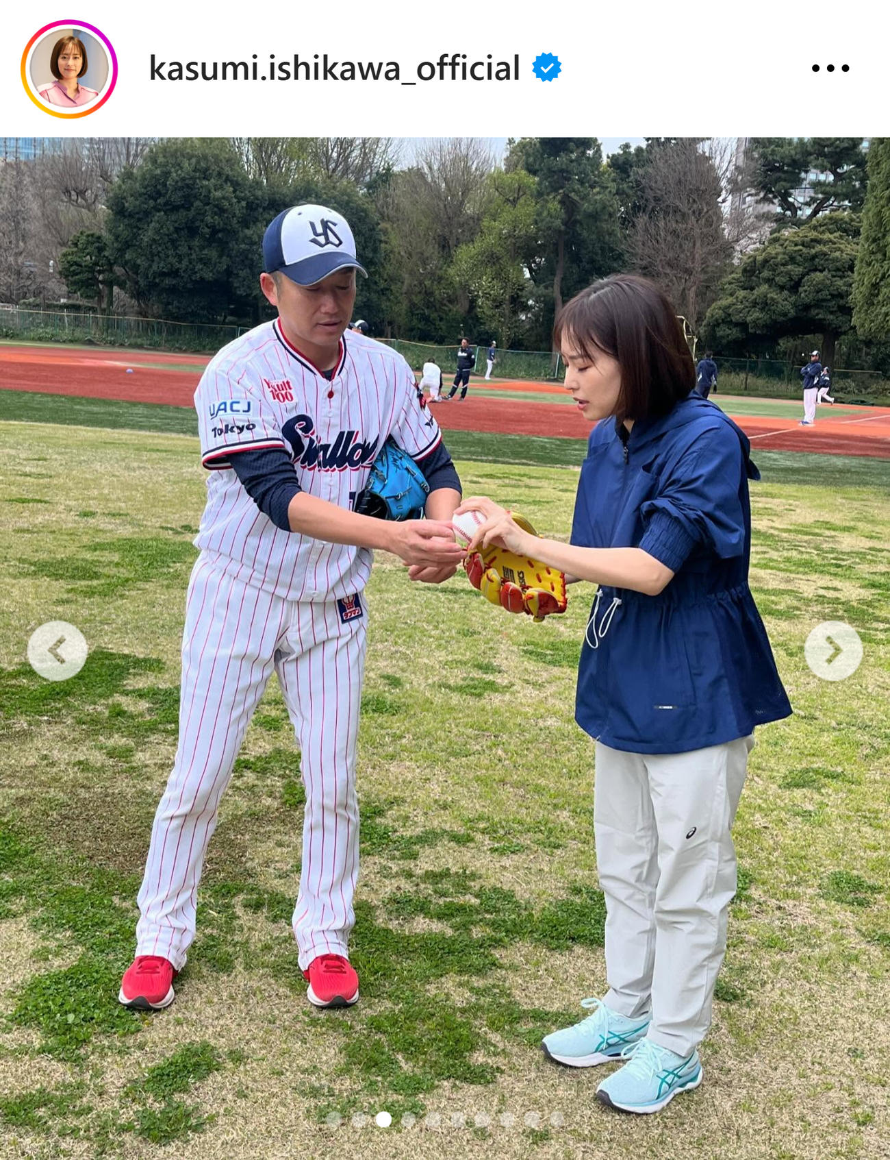 石川佳純さんのインスタグラムから