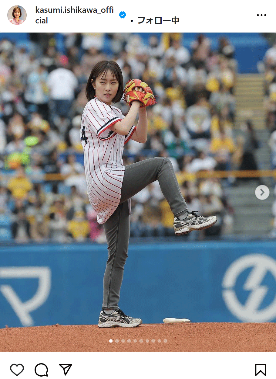石川佳純さんのインスタグラムから
