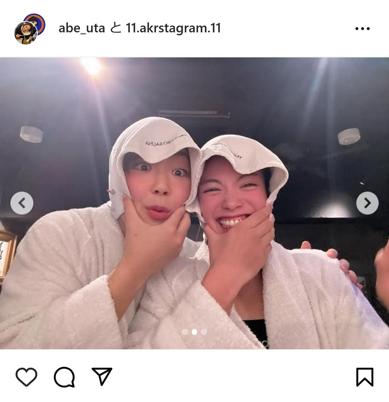 阿部詩のインスタグラムから