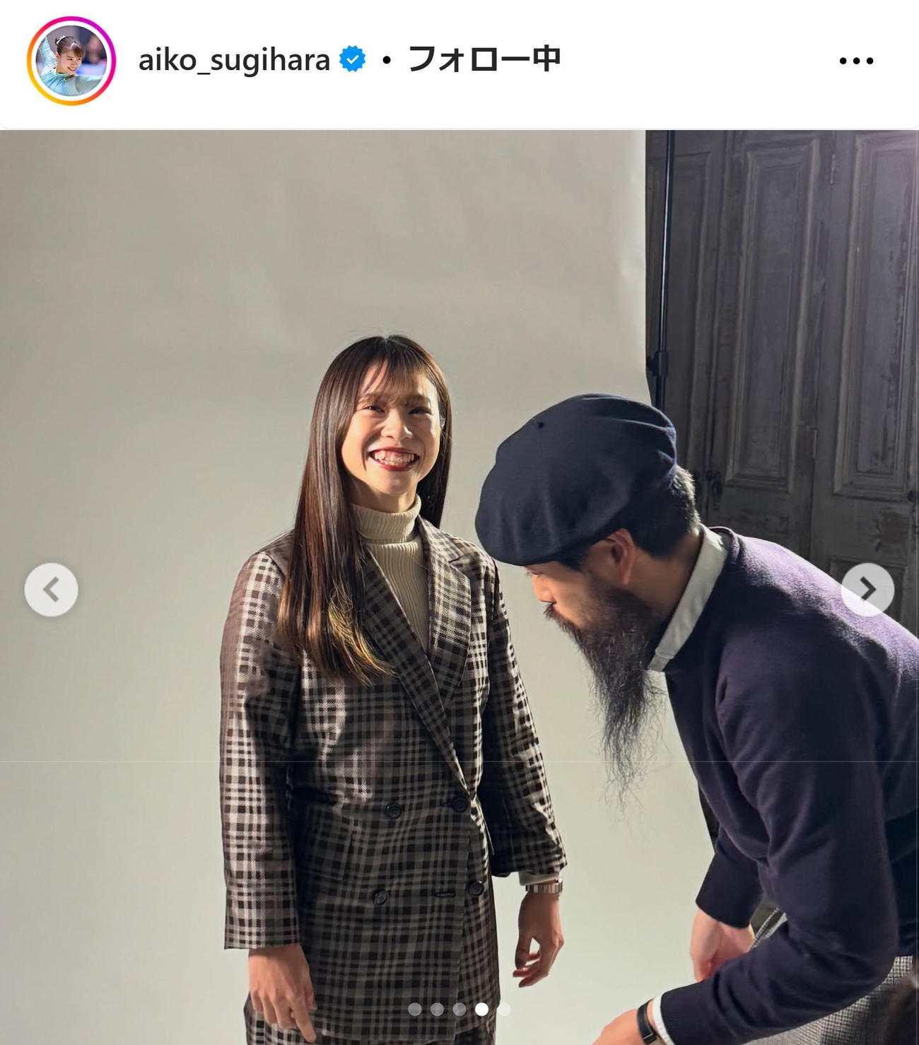 杉原愛子のインスタグラムから