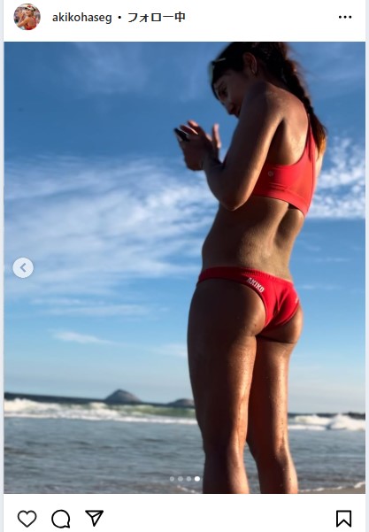 長谷川暁子のインスタグラムから