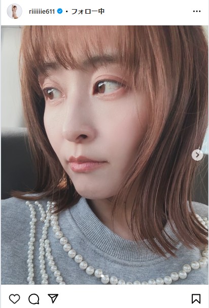 田中理恵のインスタグラムから