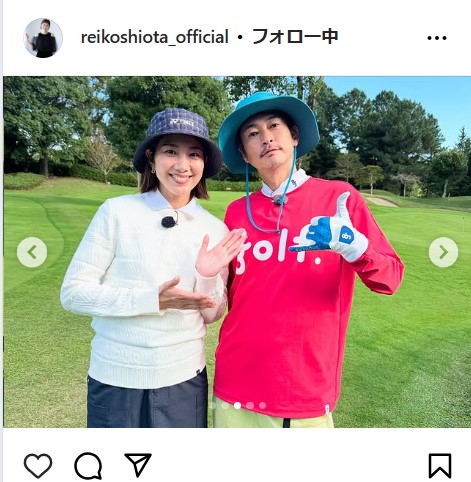 潮田玲子さんの公式インスタグラムから