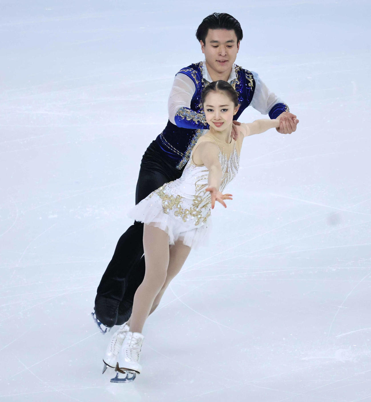 RDに臨んだ清水咲衣、本田ルーカス剛史組（撮影・竹本穂乃加）