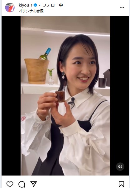 清水希容さんのインスタグラムから