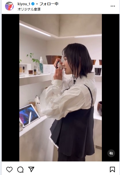 清水希容さんのインスタグラムから