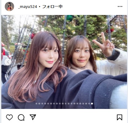 菊地真結のインスタグラムから