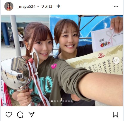 菊地真結のインスタグラムから