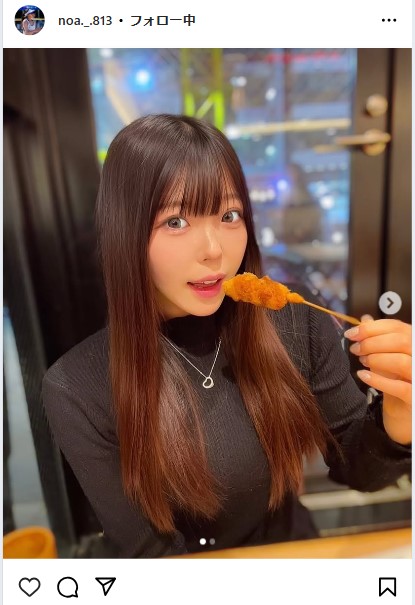 衣笠乃愛のインスタグラムから
