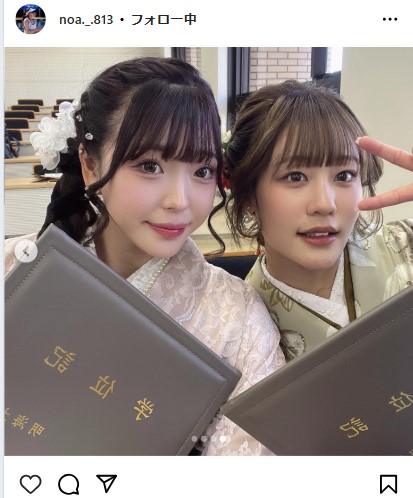 衣笠乃愛のインスタグラムから