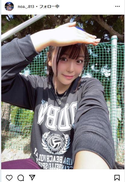 衣笠乃愛のインスタグラムから