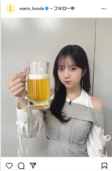 本田真凜さんの公式インスタグラムから