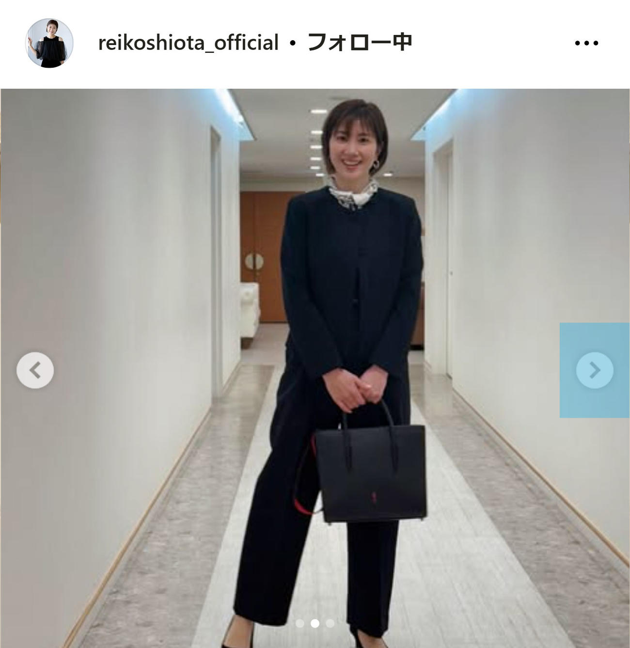 潮田玲子さんのインスタグラムから