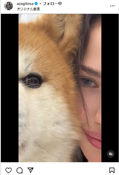 アリーナ・ザギトワのインスタグラムから