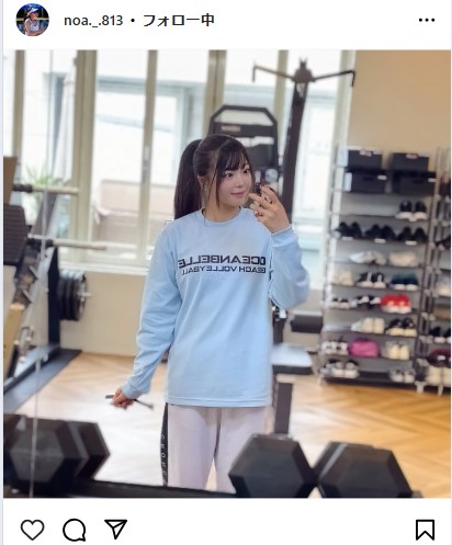 衣笠乃愛のインスタグラムから