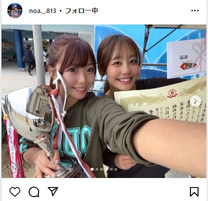 衣笠乃愛のインスタグラムから