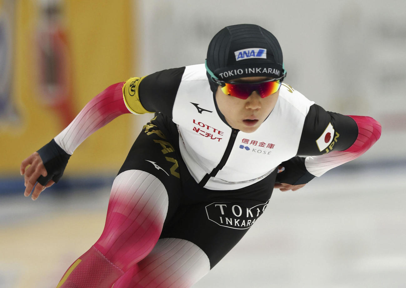 女子1000メートルで優勝した高木美帆（共同）