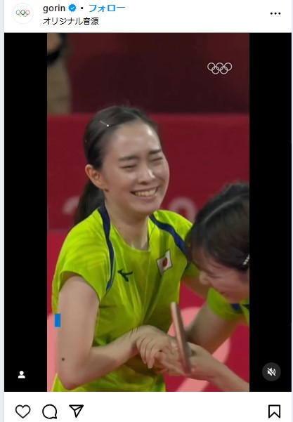 IOCの日本語公式インスタグラムから
