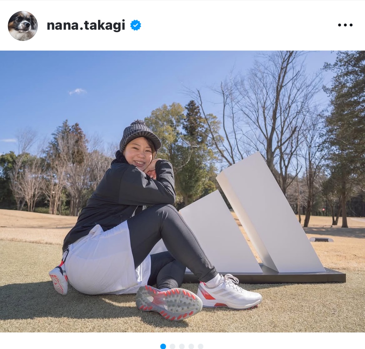高木菜那さんのインスタグラムから