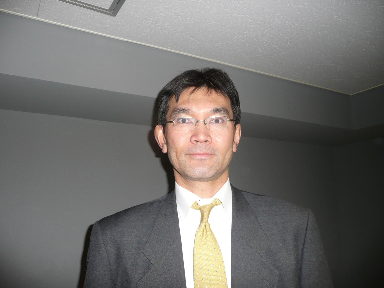 大竹里歩の父で、92年バルセロナ五輪の男子バレーボール代表の大竹秀之氏（2011年撮影）