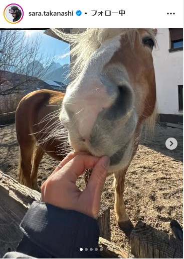 高梨沙羅のインスタグラムから