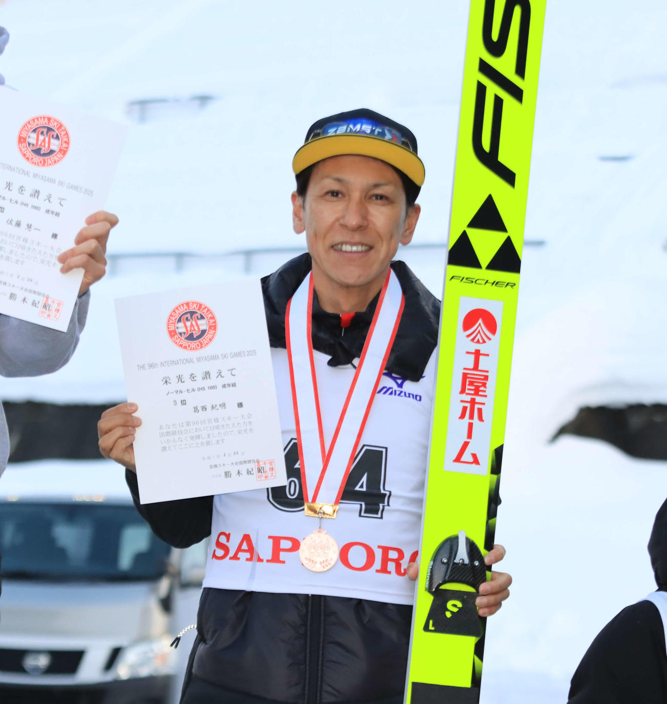 3位に入った葛西（撮影・保坂果那）