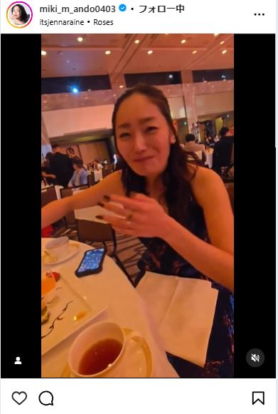 安藤美姫のインスタグラムから