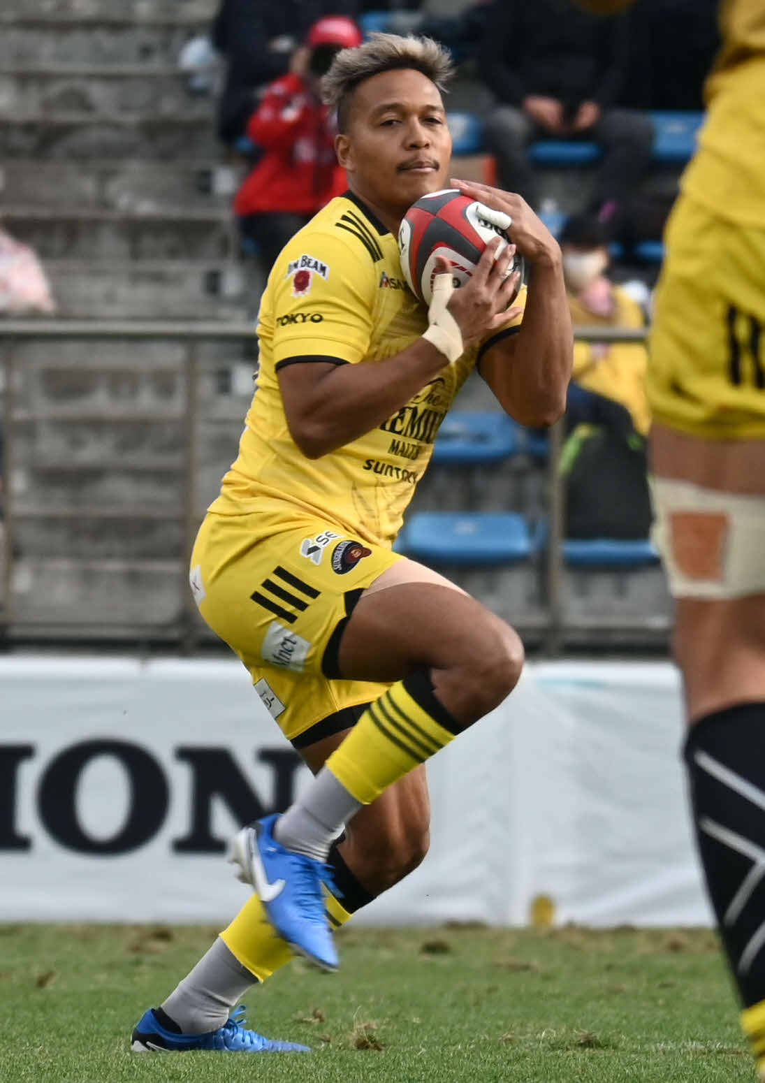 今季初出場した東京SGの松島（撮影・飯岡大暉）