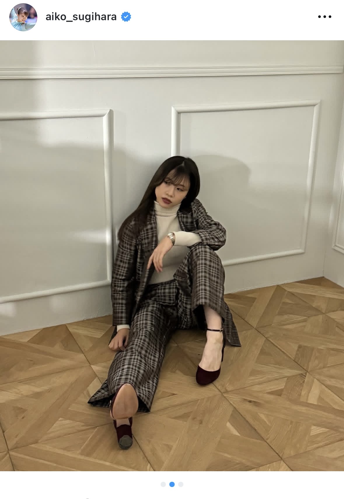 杉原愛子のインスタグラムから