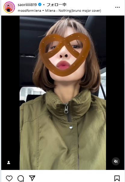 木村沙織さんのインスタグラムから