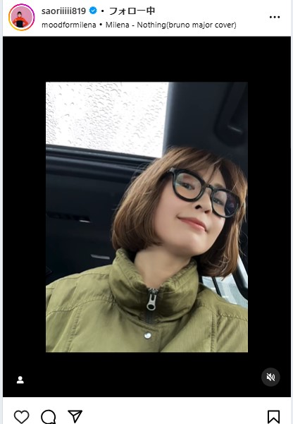 木村沙織さんのインスタグラムから
