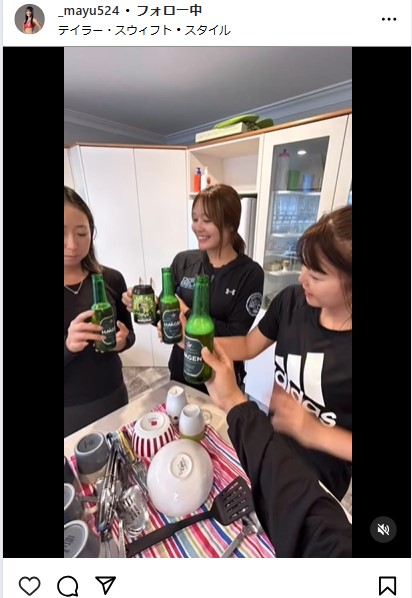 菊地真結のインスタグラムから