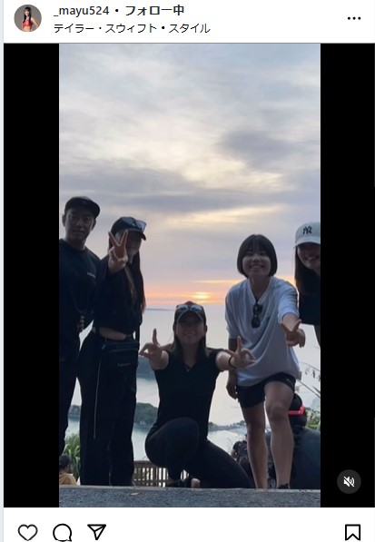 菊地真結のインスタグラムから