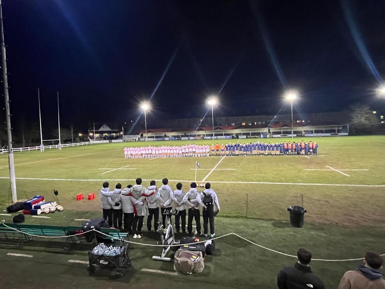 オックスフォード大のU20に勝利した高校日本代表（左）（C）JRFU