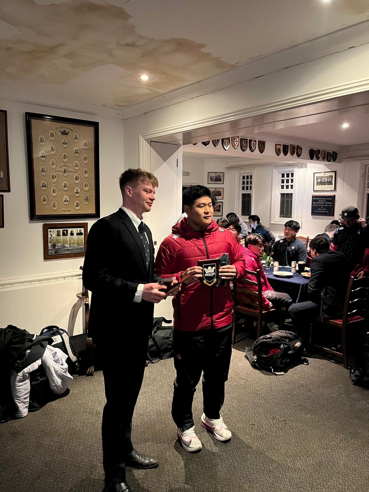 オックスフォード大のU20に勝利した高校日本代表の申驥世主将（右）（C）JRFU