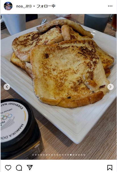 衣笠乃愛のインスタグラムから