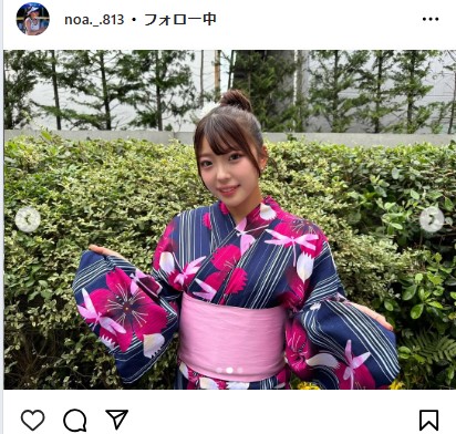 衣笠乃愛のインスタグラムから